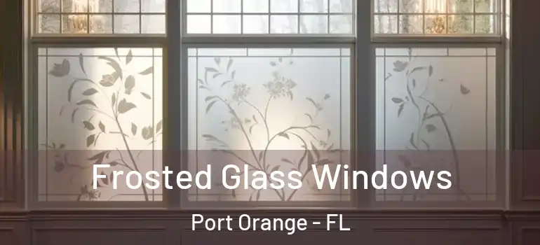  Frosted Glass Windows Port Orange - FL