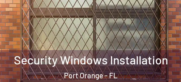  Security Windows Installation Port Orange - FL